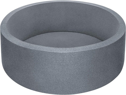Soft Foam Sponge Indoor round Ball Pit,Ideal for Children - Dark Gray