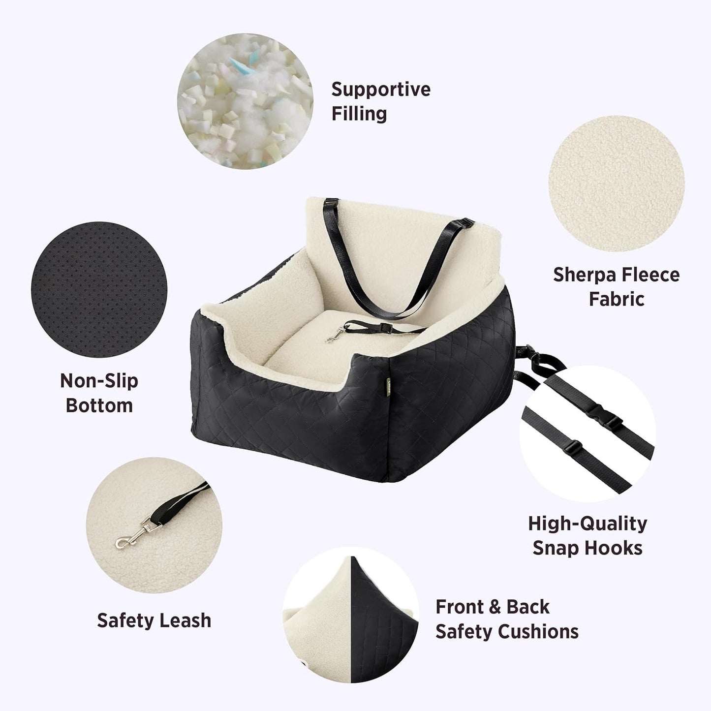 CozyCruiser Portable Pet Car Seat