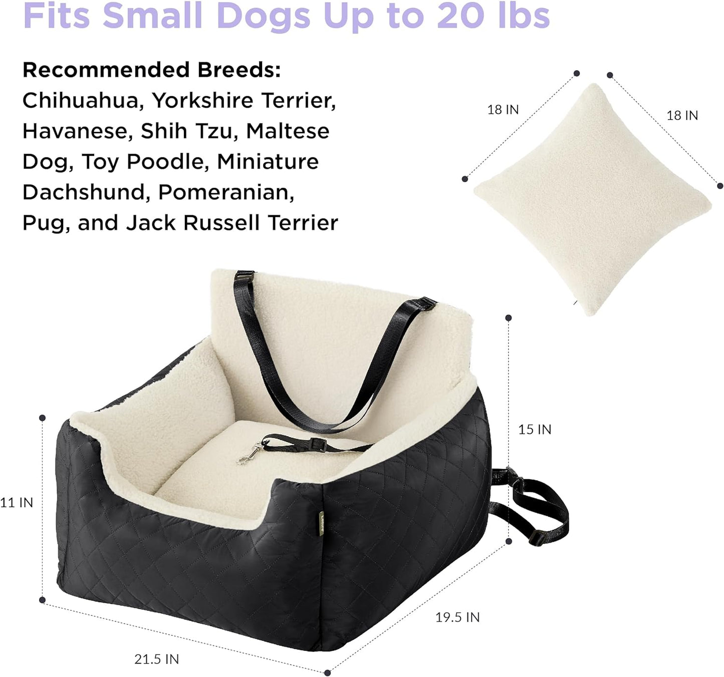 CozyCruiser Portable Pet Car Seat