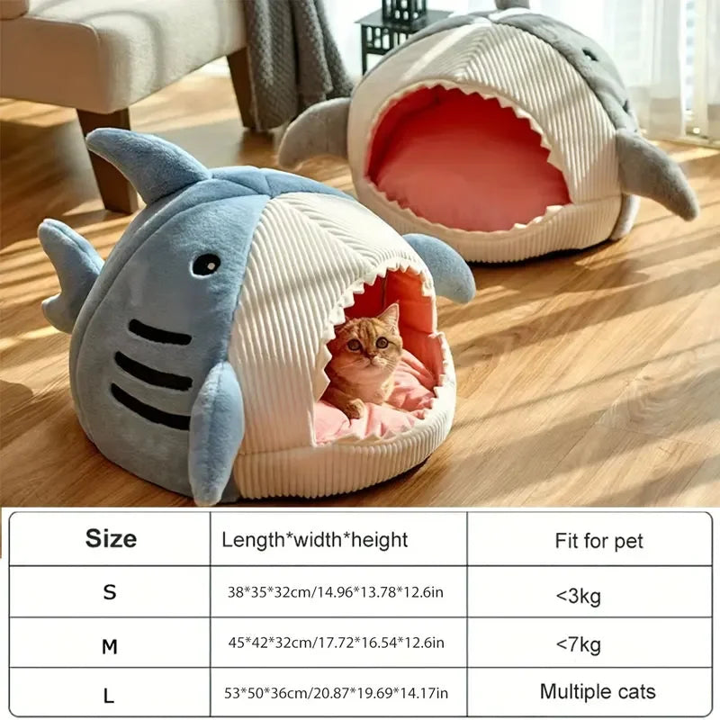 Cozy Pet Shark Bed