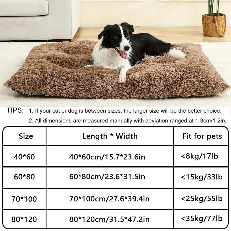 Soft Plush Dog Bed